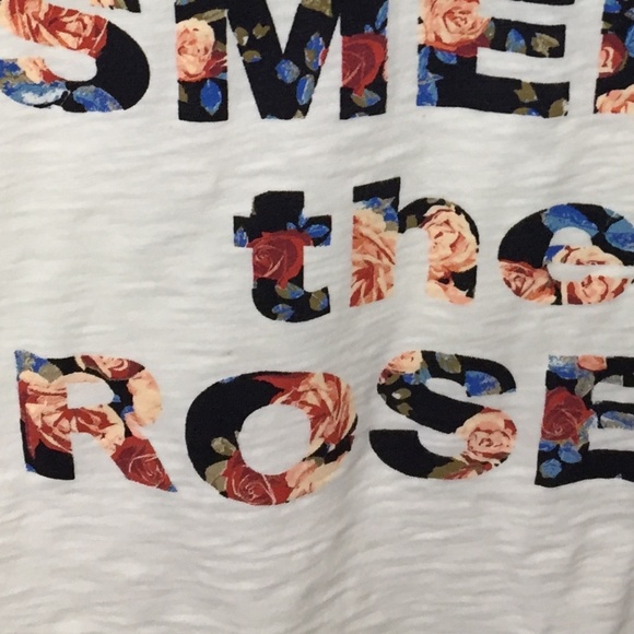 Talbots Stop to Smell the Roses Cotton Tee - Picture 15 of 15